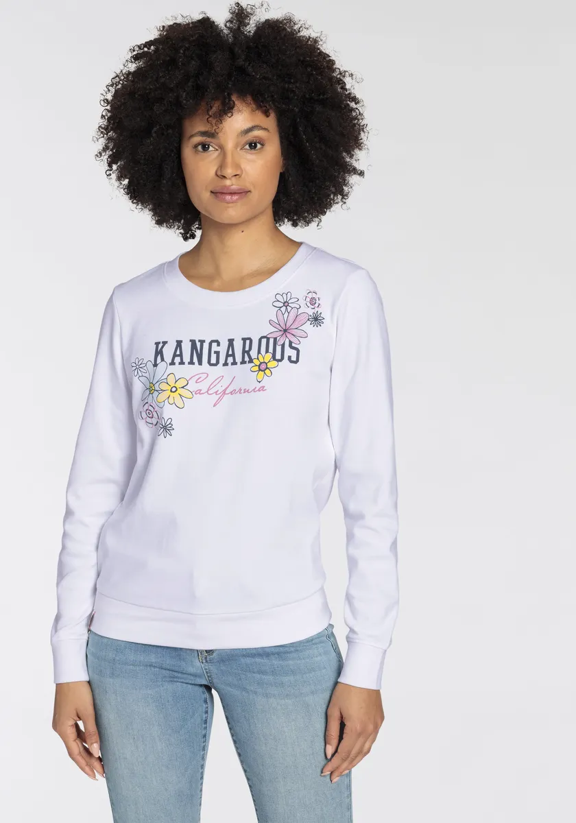 

Толстовка KangaROOS с крупным принтом - НОВАЯ КОЛЛЕКЦИЯ, цвет Weiß-Bunt
