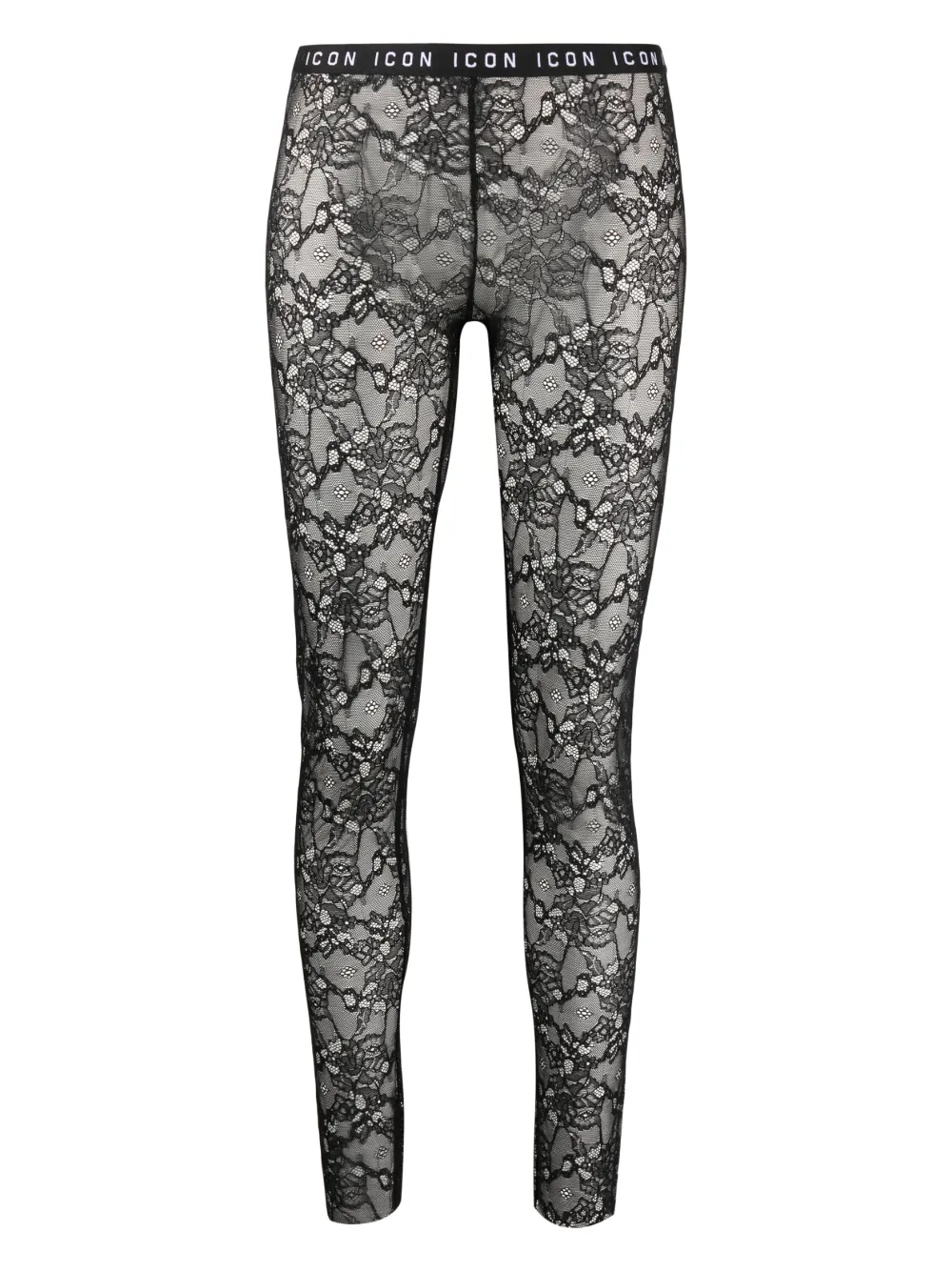 

Кружевные леггинсы Be Icon DSQUARED2, черный