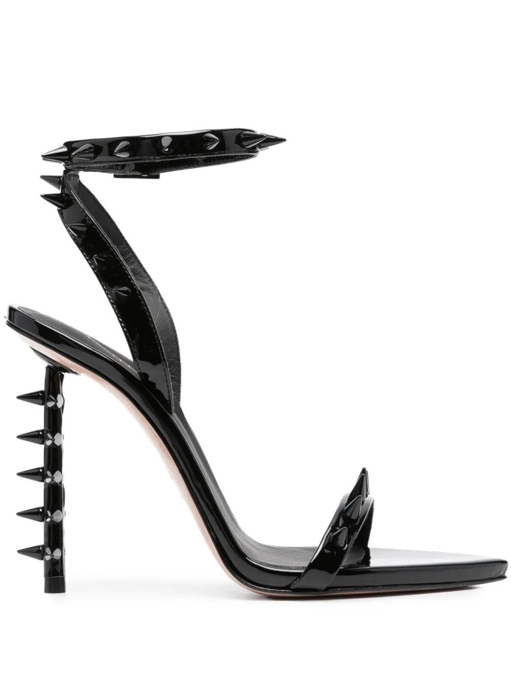Босоножки Jagger 120 с заклепками Le Silla, черный