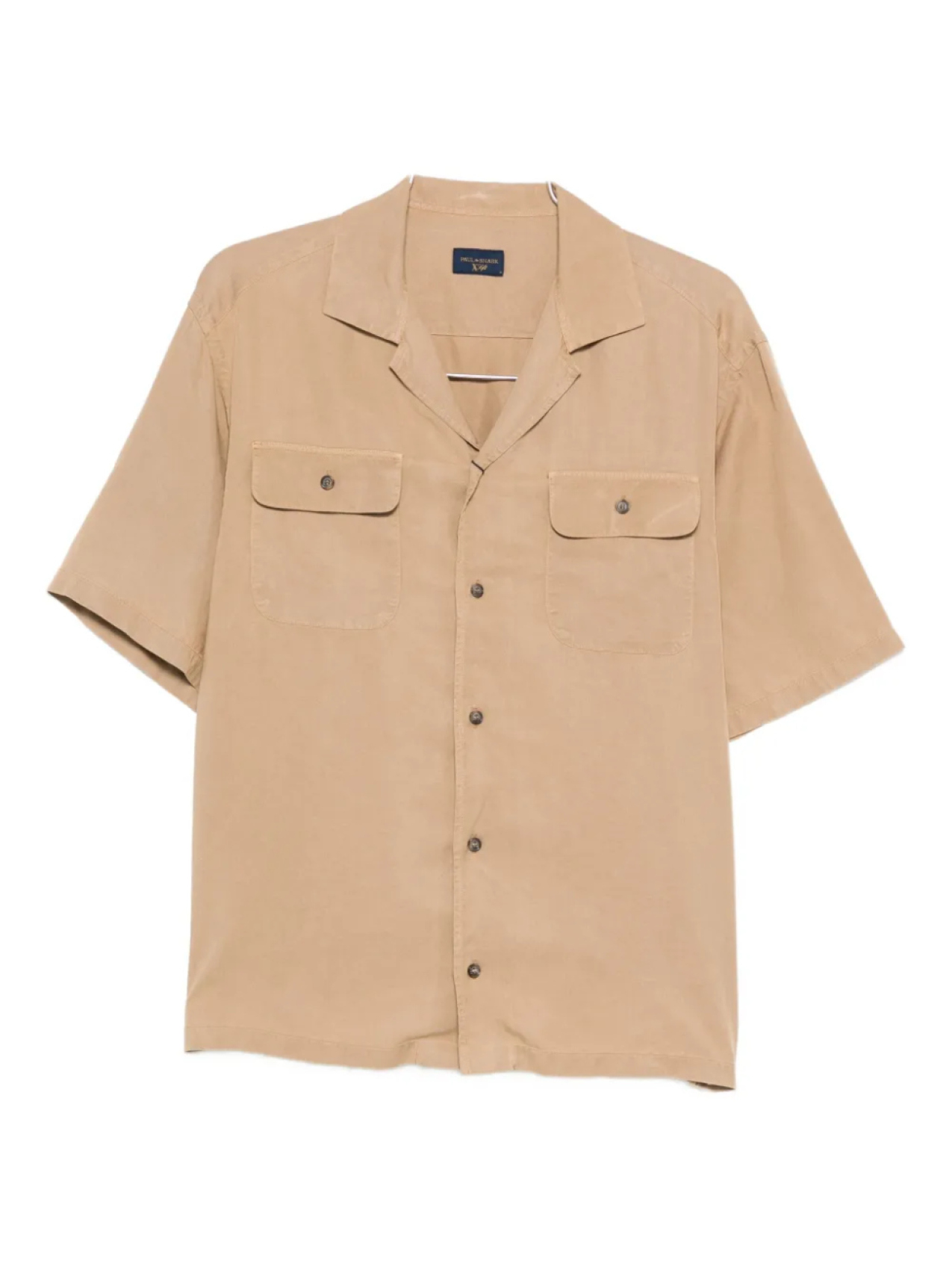 

Рубашка Paul & Shark с двумя карманами и короткими рукавами, коричневый