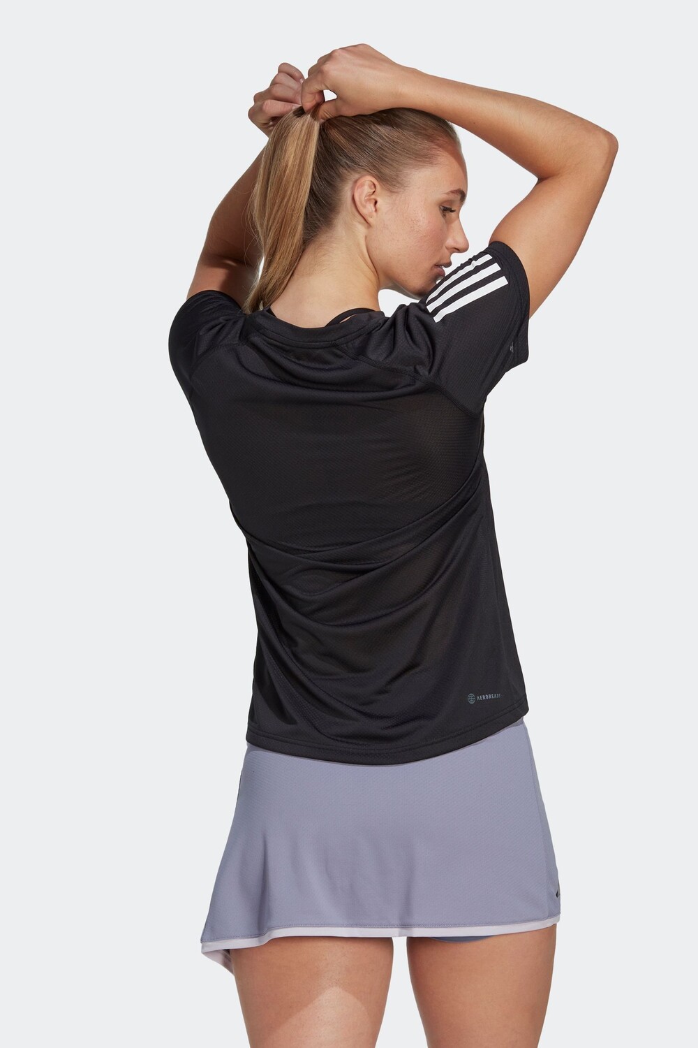 Футболка теннисного клуба Adidas, черный — фото 3