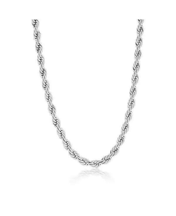 

Ожерелье из цепочек из нержавеющей стали толщиной 5 мм Metallo, silver