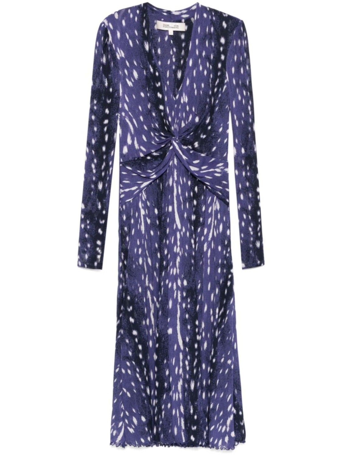 

Платье миди Burton DVF Diane von Furstenberg, синий