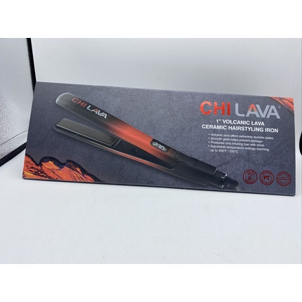 

Утюжок для волос CHI Lava, 2,5 см, керамическая лава, для меньшего нагрева и потрясающего блеска