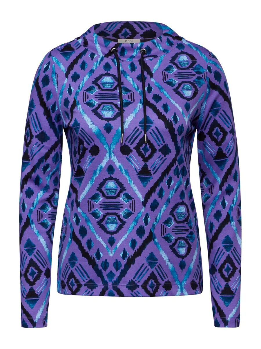 

Лонгслив CECIL Shirt, фиолетовый
