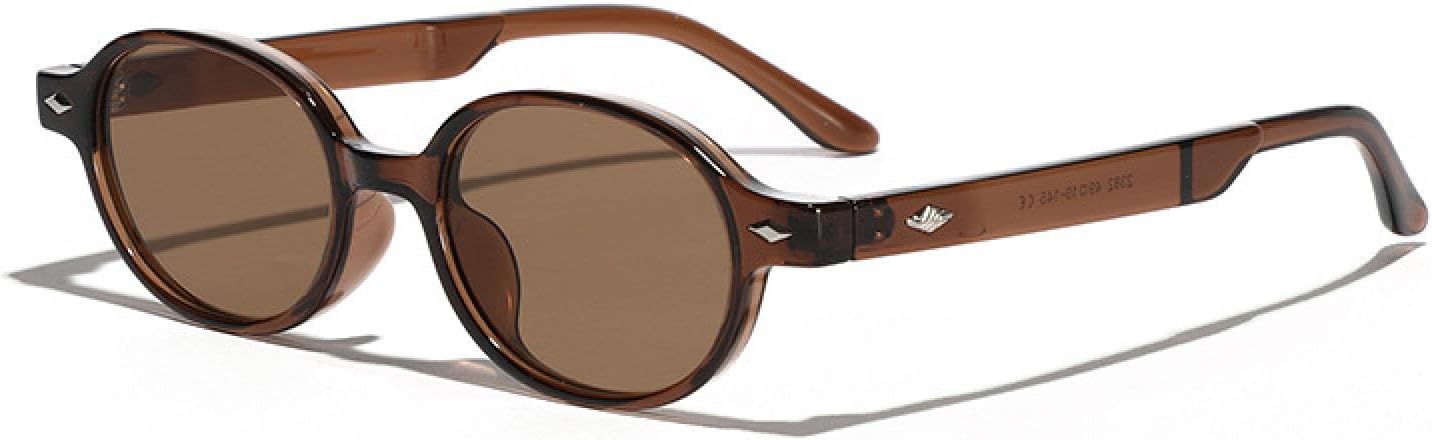 

Солнцезащитные очки с защитой от УФ-излучения UV400 | Маленькая оправа, овальная форма | Для женщин и мужчин, для занятий спортом на открытом воздухе и вождения DSVIGF, Tea Tea