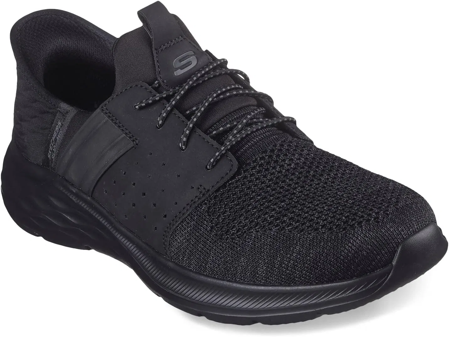 Туфли Skechers Garner Newick 210803 Men's Shoes, Black — фото 2