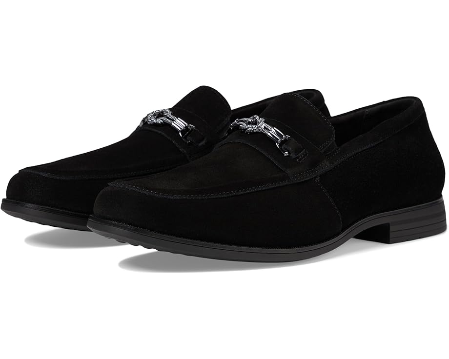 

Лоферы Stacy Adams Ravelle Moc Toe Bit Slip-On, черный замшевый