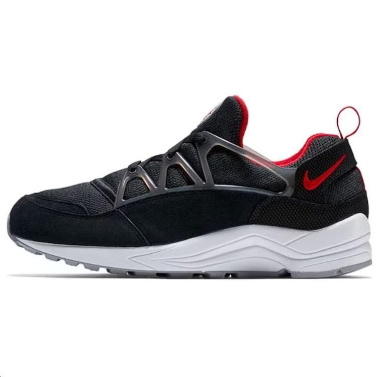 

Кроссовки Nike Air Huarache Light Black University Red Wolf Grey, черный