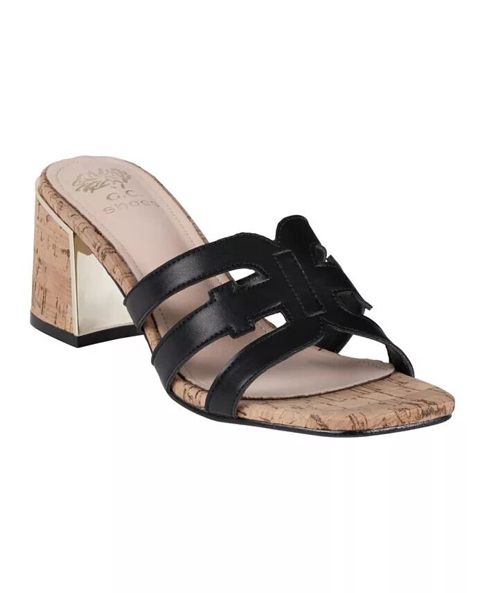 Женские босоножки Gianna на блочном каблуке GC Shoes, черный