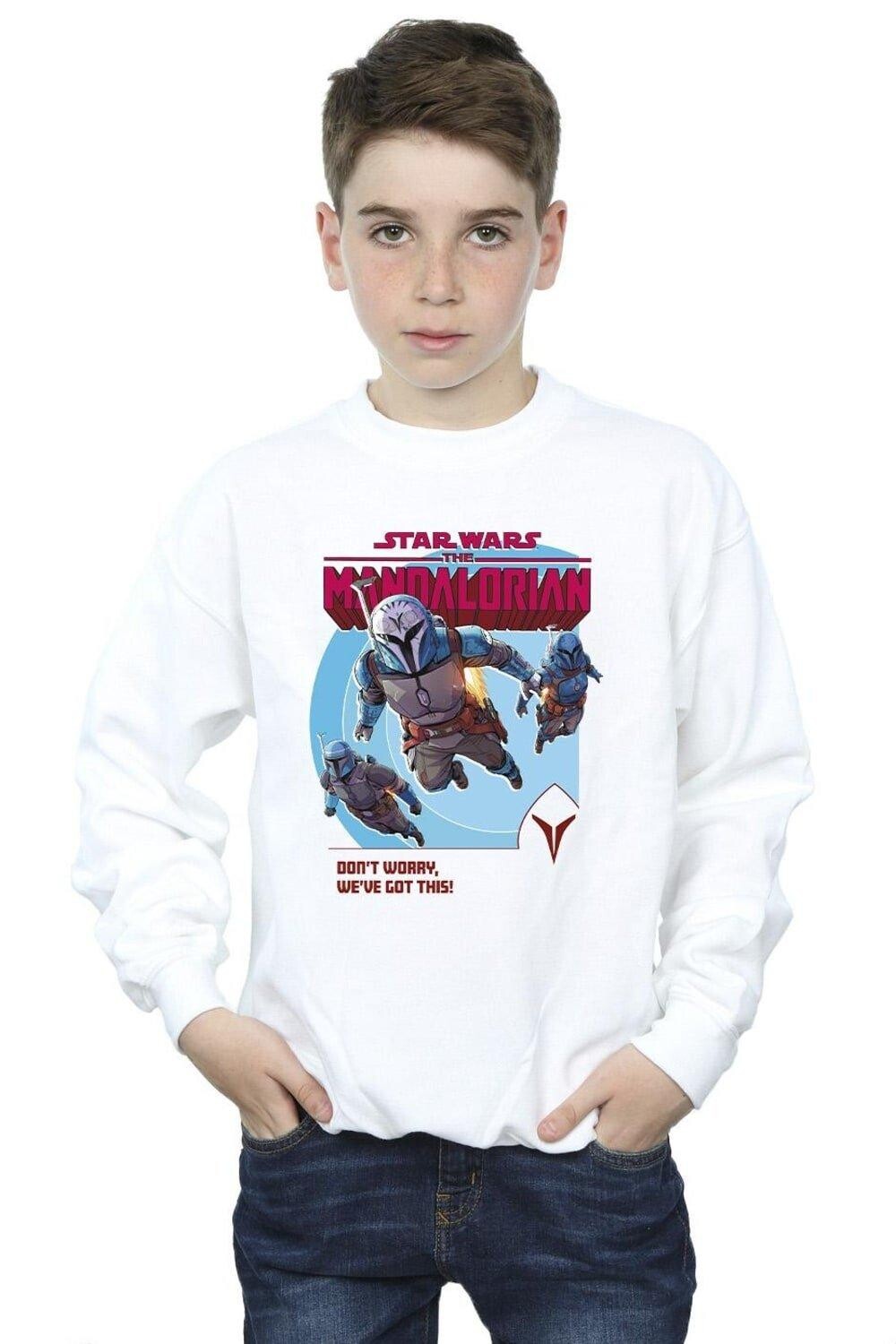 

Толстовка «Мандалорец» У нас есть эта толстовка Star Wars, белый