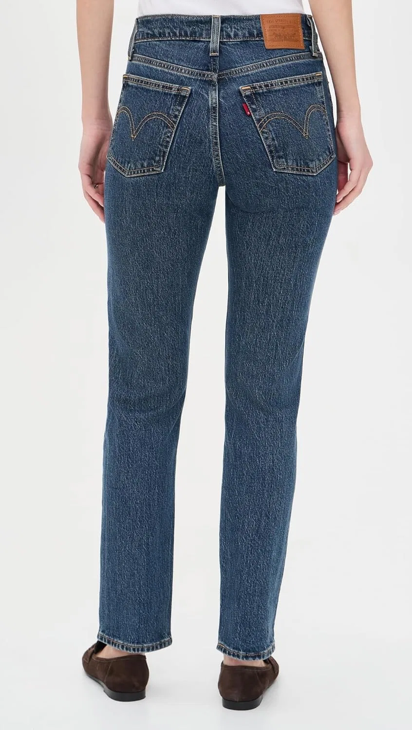 Джинсы Levi's Wedgie Slim, цвет Destiny Stone — фото 3