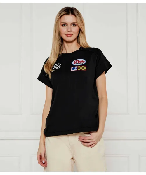 

Футболка Рэндала Regular fit Pinko, черный