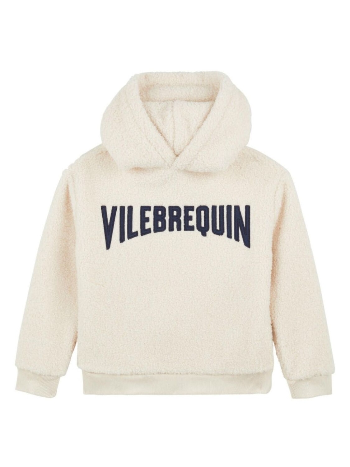 

Толстовка с капюшоном Vilebrequin Kids с вышитым логотипом, серый