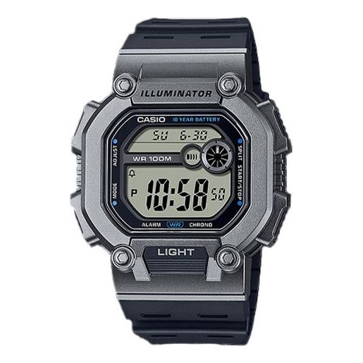 

Часы CASIO Sport Fashion Square Waterproof Sports Mens Black Digital, черный