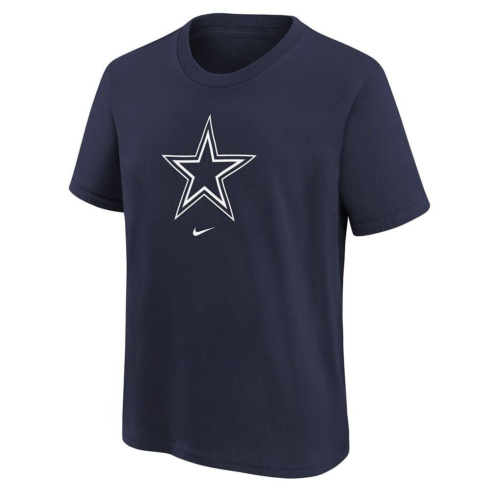 Темно-синяя футболка Nike Dallas Cowboys Team для дошкольников с надписью, цвет Cow Navy — фото 2
