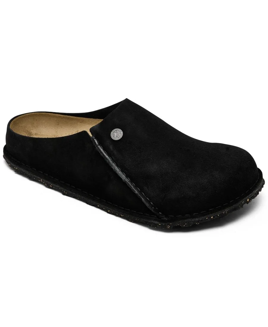 Мужские сабо Zermatt Premium из замшевой кожи от Finish Line Birkenstock, черный, серебро