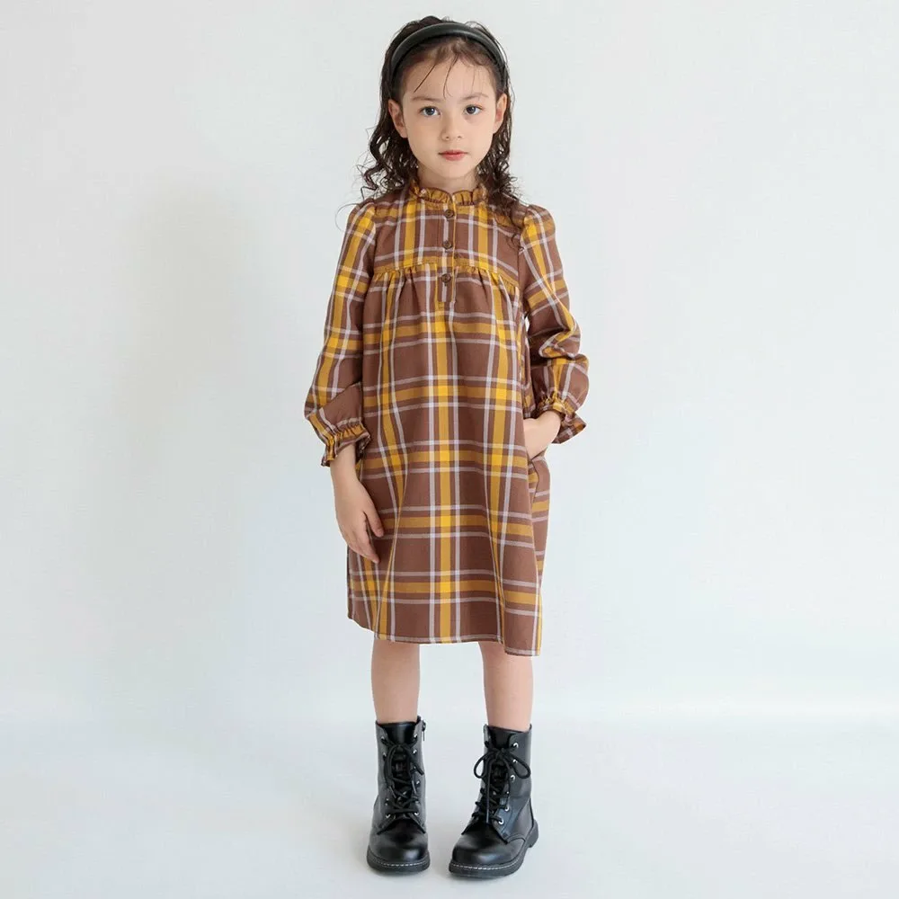 Платье в клетку Branshes, brown