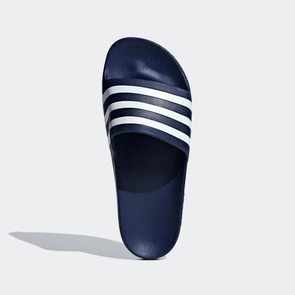 Сандалии-слайды с водонепроницаемостью, adidas, темно-синий/белый — фото 4