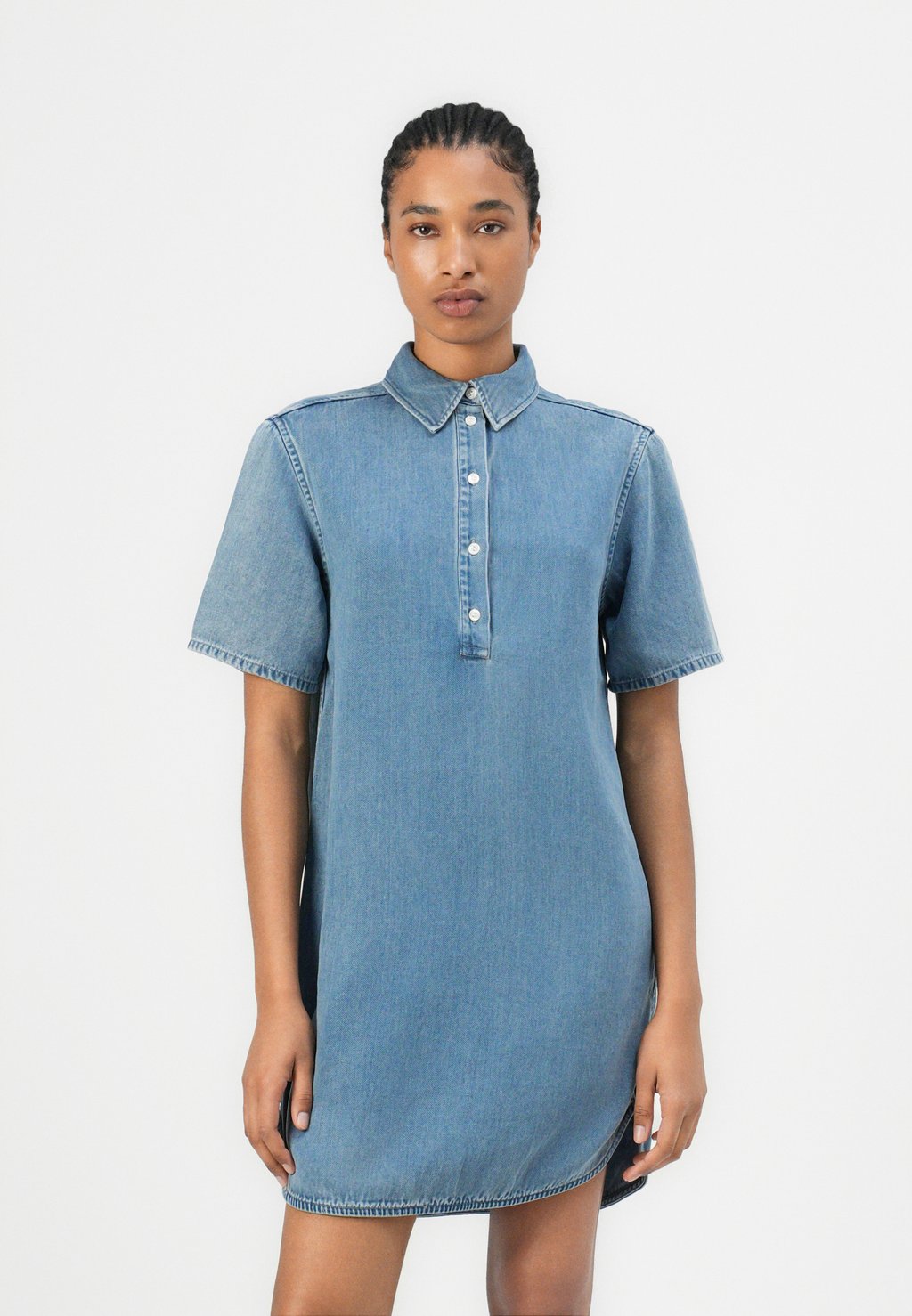

Джинсовое платье SATONE DRESS Samsøe Samsøe, цвет Denim Blue