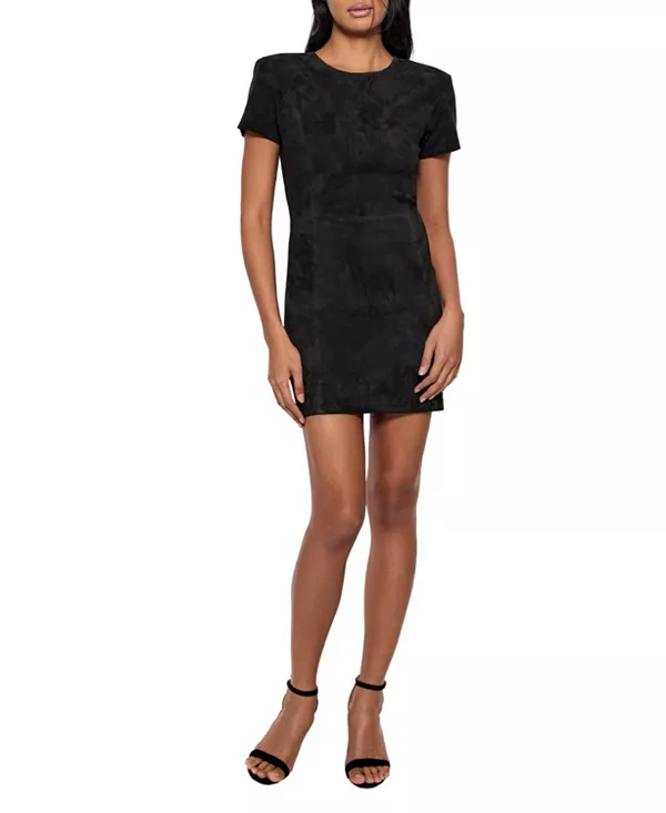 

Платье из эластичной замши Fortuna As By Df, черный