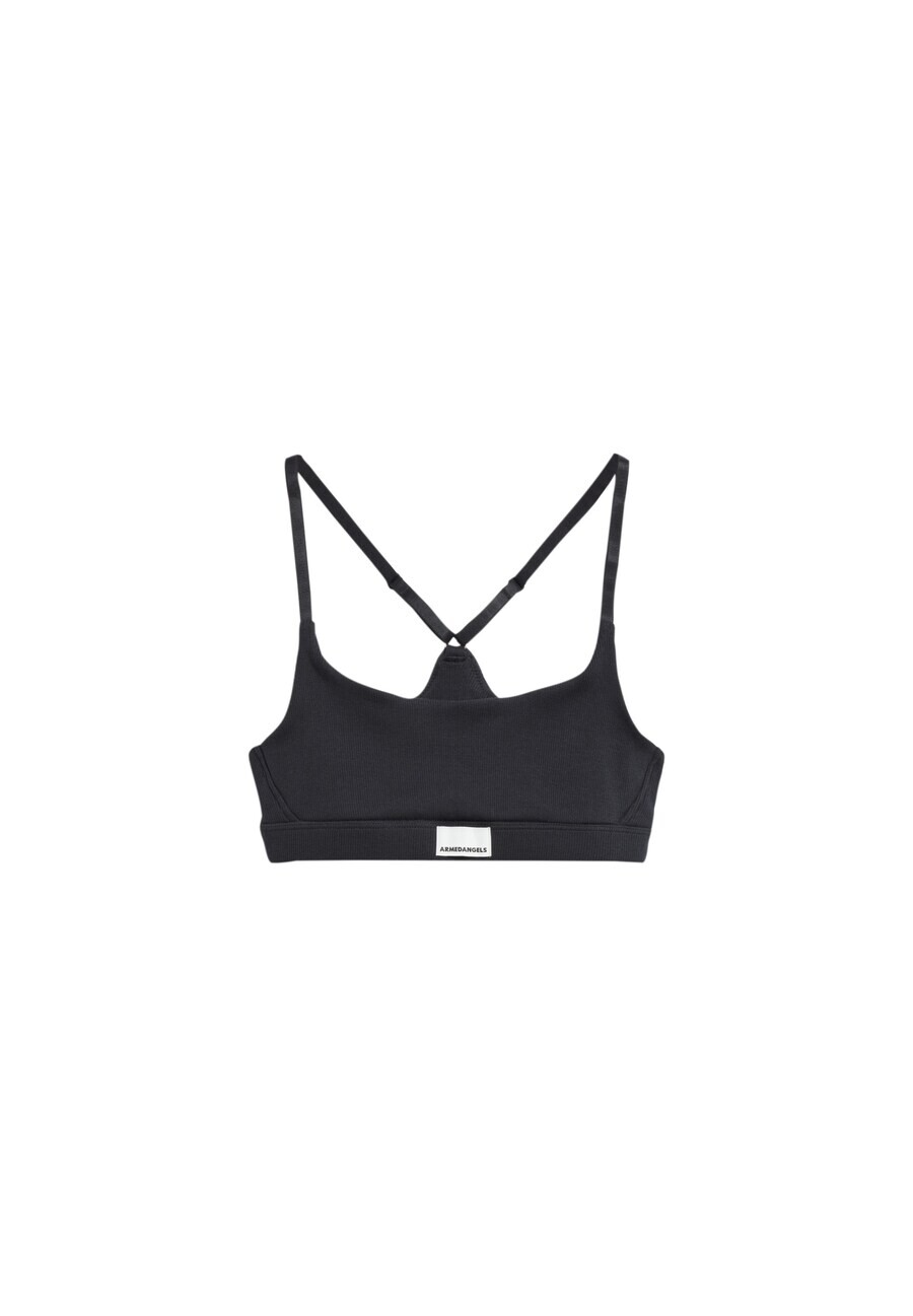 

Бюстгальтер ARMEDANGELS Bralette Bra TOVAA RIB, черный