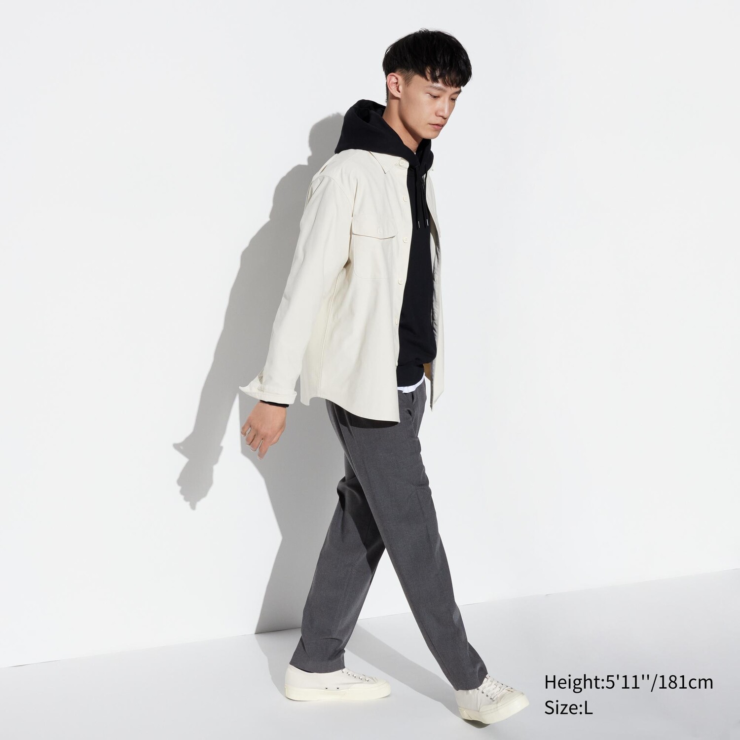 

Брюки UNIQLO Smart шерстяные, серый