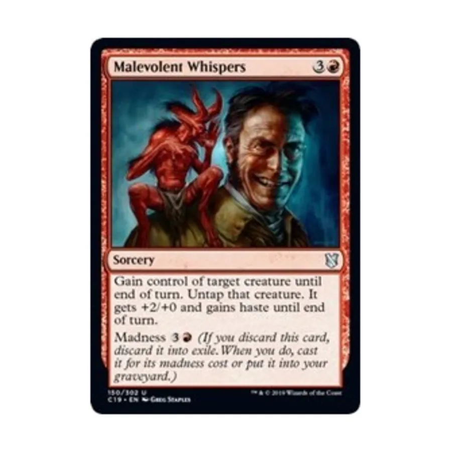 

CCG Злобный шепот (U), MTG - Commander 2019
