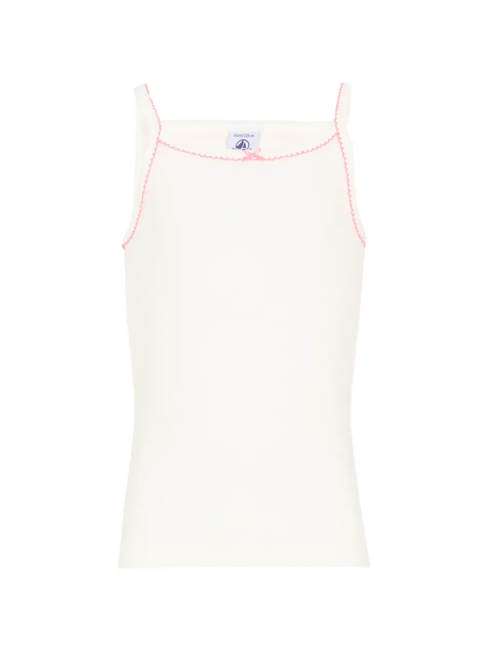 Комплект из двух маек с сердечками Petit Bateau, розовый — фото 2
