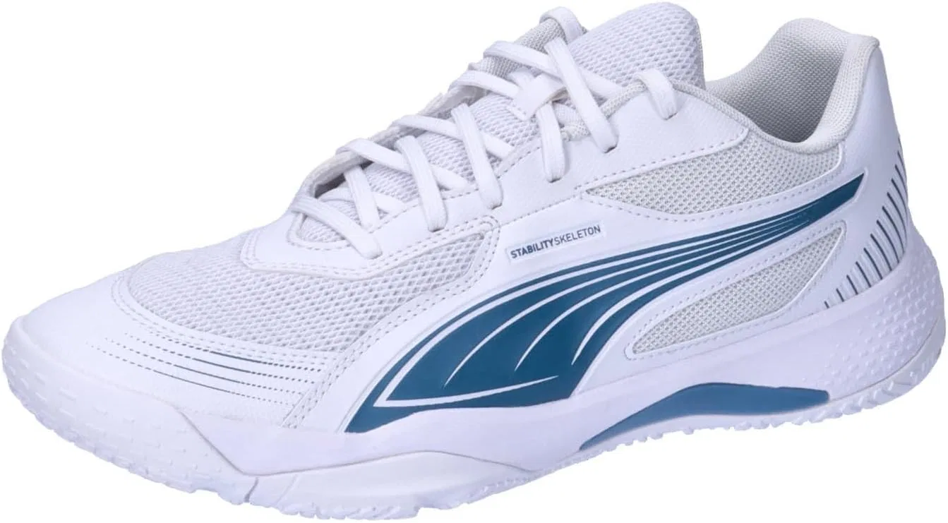 Кроссовки для зала PUMA Solarflash III, бело-голубые