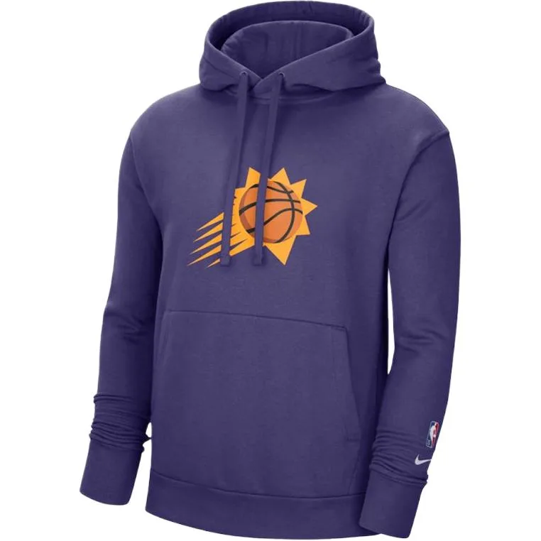 Толстовка с капюшоном из флиса nba phoenix suns essential Nike, фиолетовый