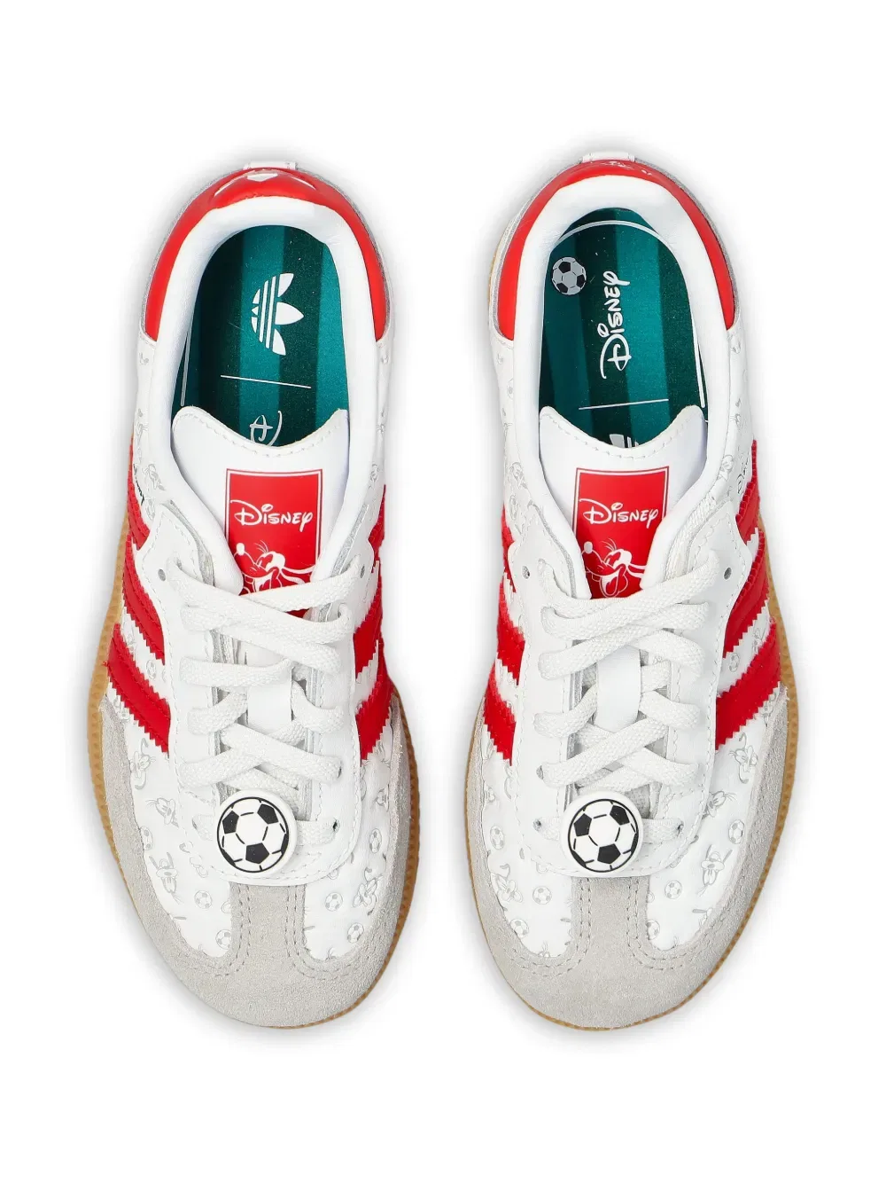 Кроссовки Disney Samba Adidas Kids, белый — фото 4