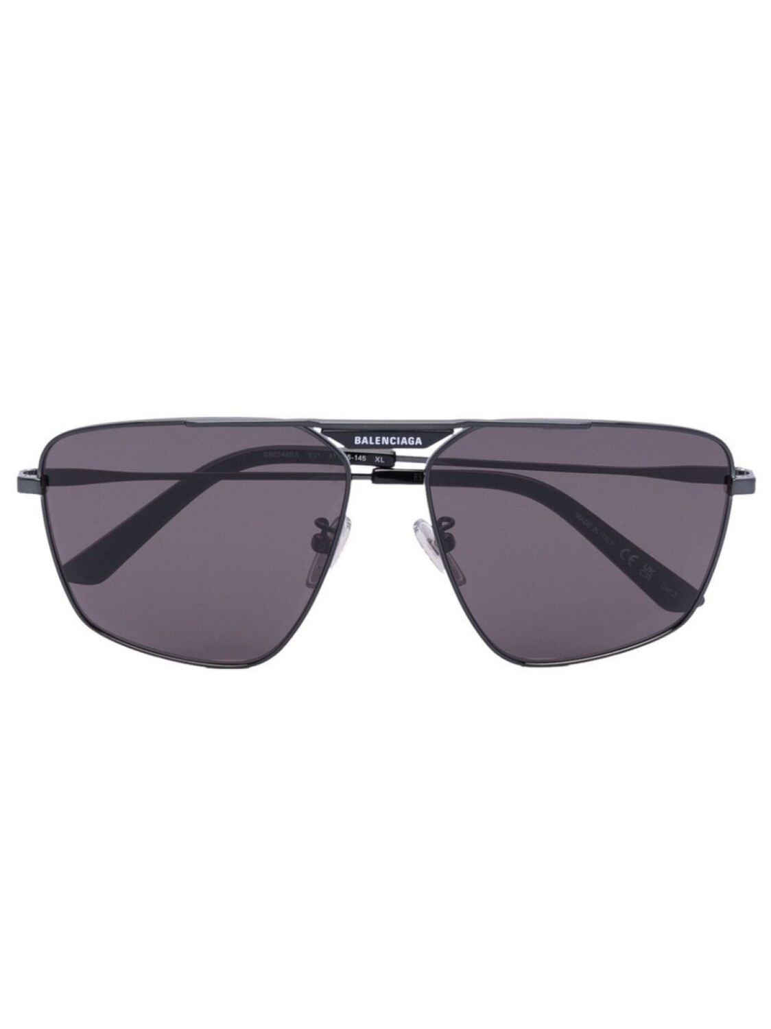 

Balenciaga Eyewear солнцезащитные очки-пилоты, черный