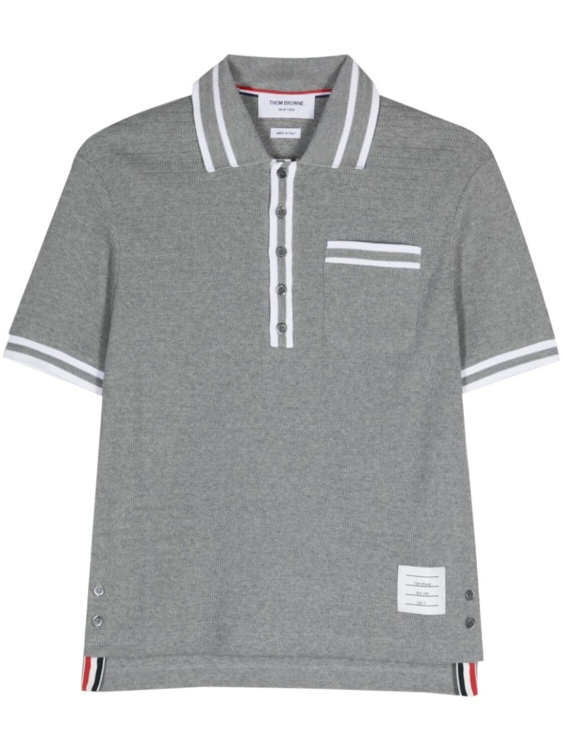 

Thom Browne рубашка поло, серый