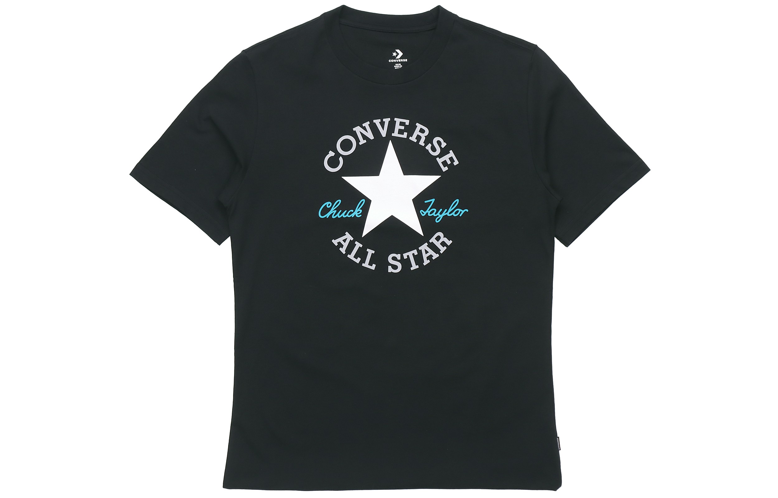 

Converse Футболка мужская черная, Черный, Converse Футболка мужская черная