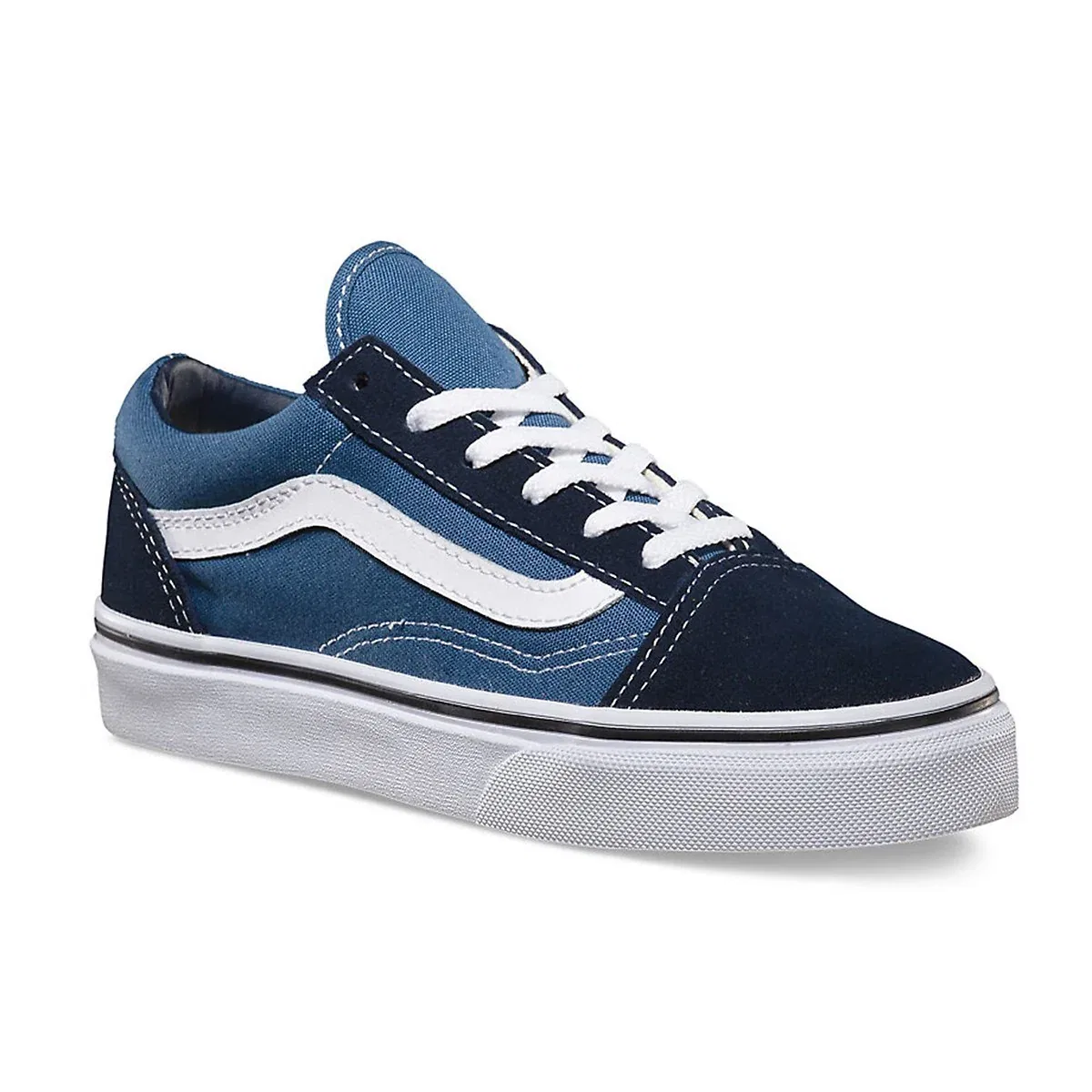 Детские низкие замшевые кеды Vans UY Old Skool VW9TNWD для скейтбординга, синие