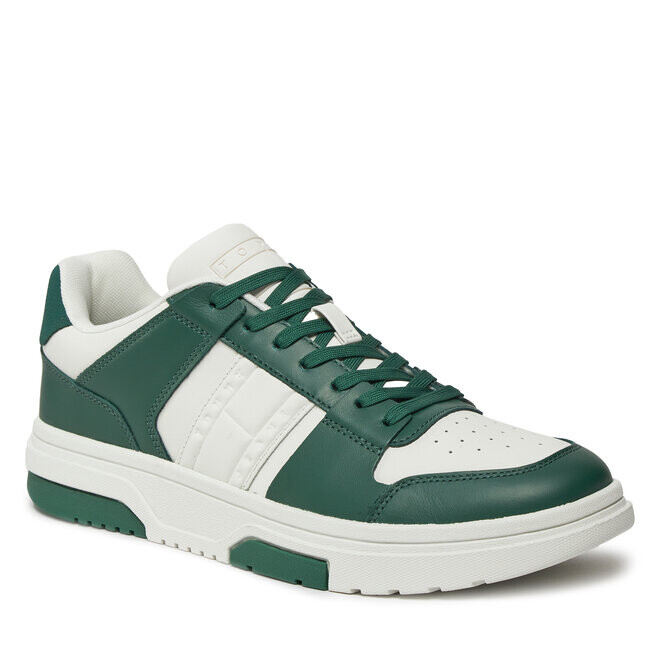 

Кроссовки Tommy Jeans TjmLeather Cupsole, зеленый, Зеленый;серый, Кроссовки Tommy Jeans TjmLeather Cupsole, зеленый