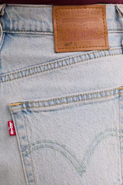Шорты джинсовые 501 CURVE Levi's, розовый — фото 4
