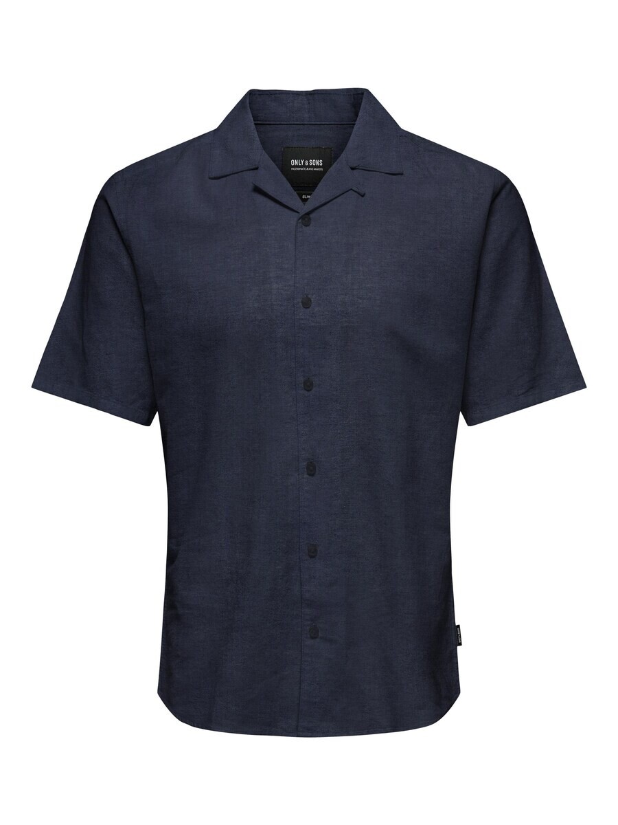 

Повседневная рубашка Only & Sons Slim fit Button Up Shirt ONSCaiden, темно-синий