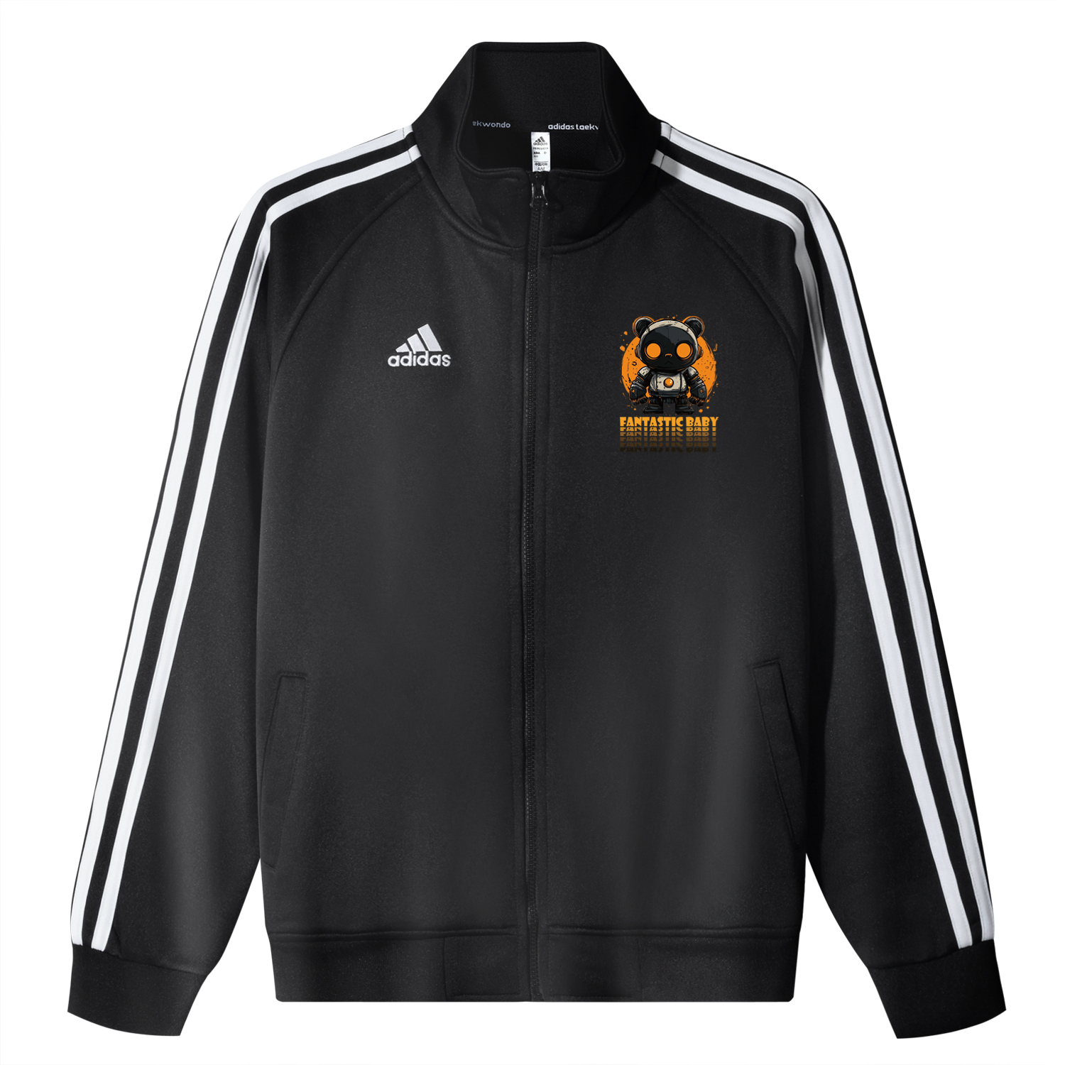 

Adidas Унисекс куртка 3-Stripes черная, Black