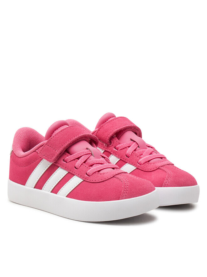 Кроссовки adidas Vl Court 3.0 El C IH4954, розовый — фото 2