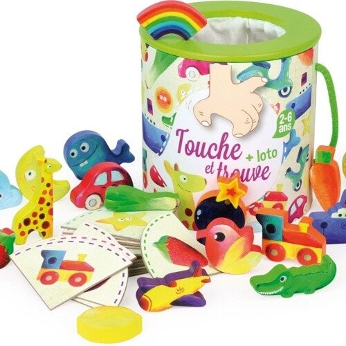 

Узнавание на ощупь, обучающая игра, Вилак Vilac