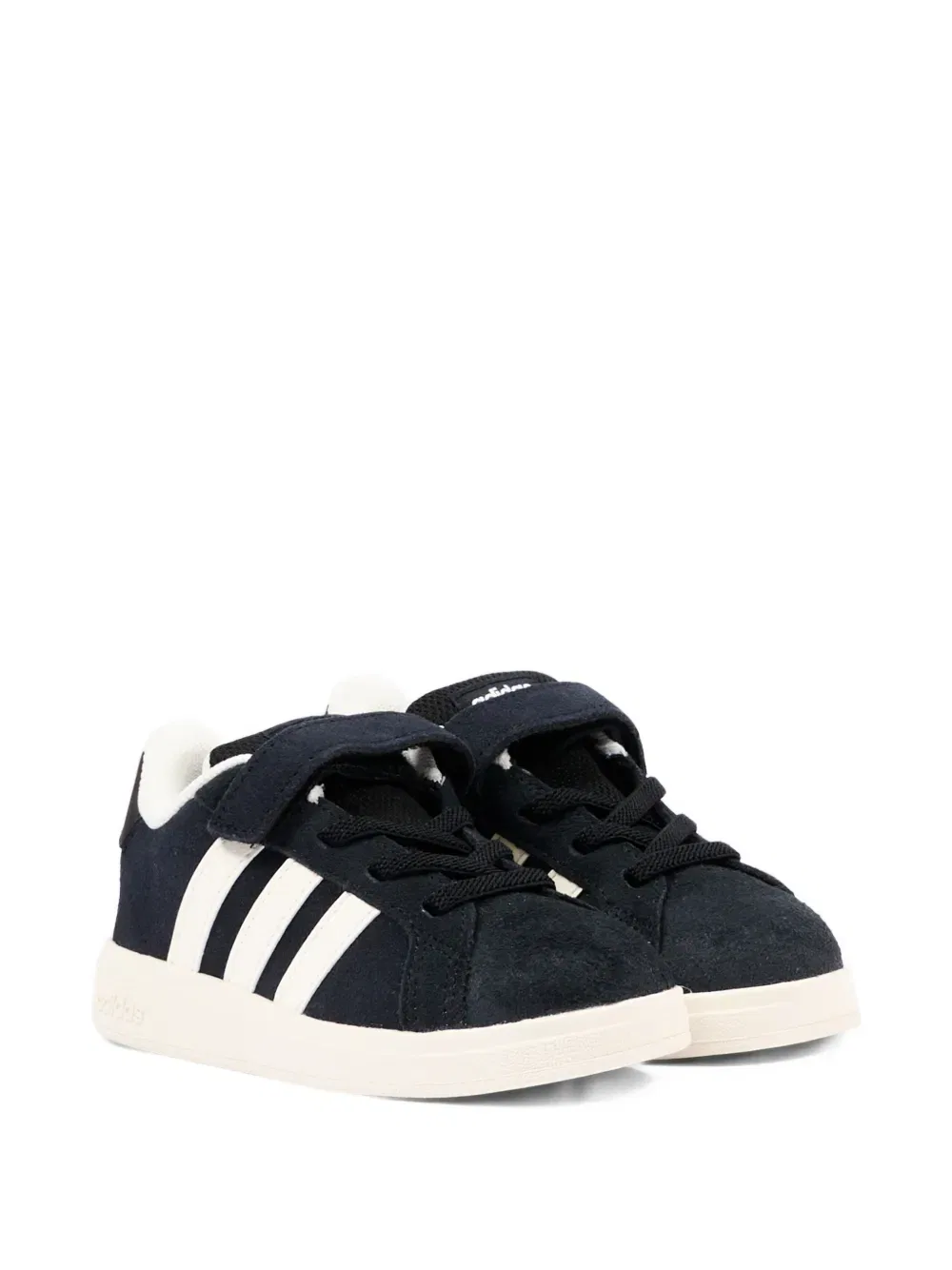 Кроссовки Grand Court 2.0 на шнуровке Adidas Kids, черный