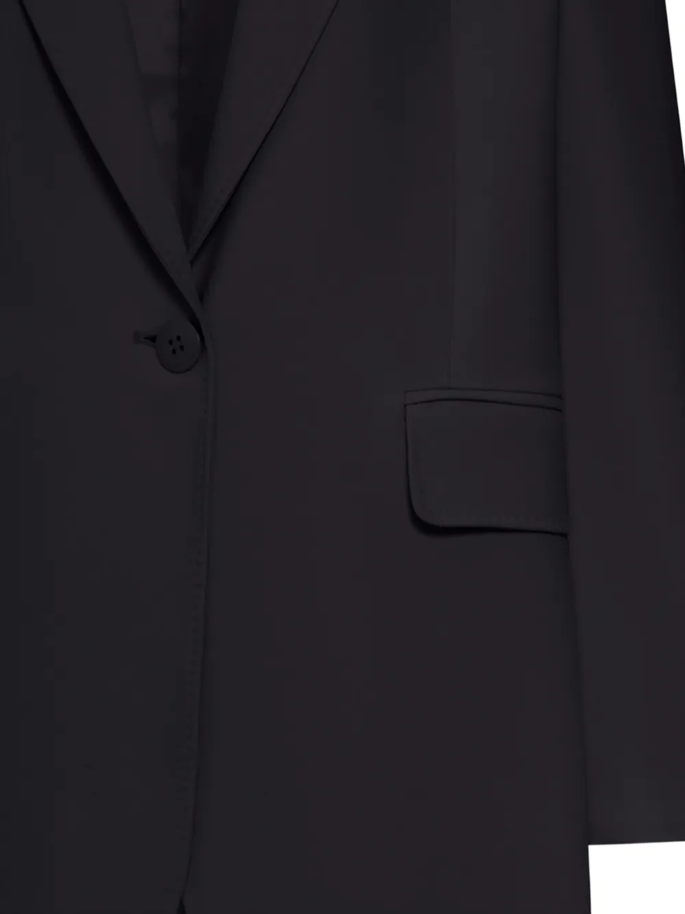 Однобортный пиджак на пуговицах Max Mara, черный — фото 2