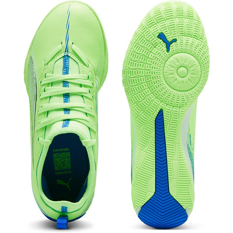 Бутсы для футбола в зале Ultra 5 Match It + Mid JR Puma, белый — фото 2