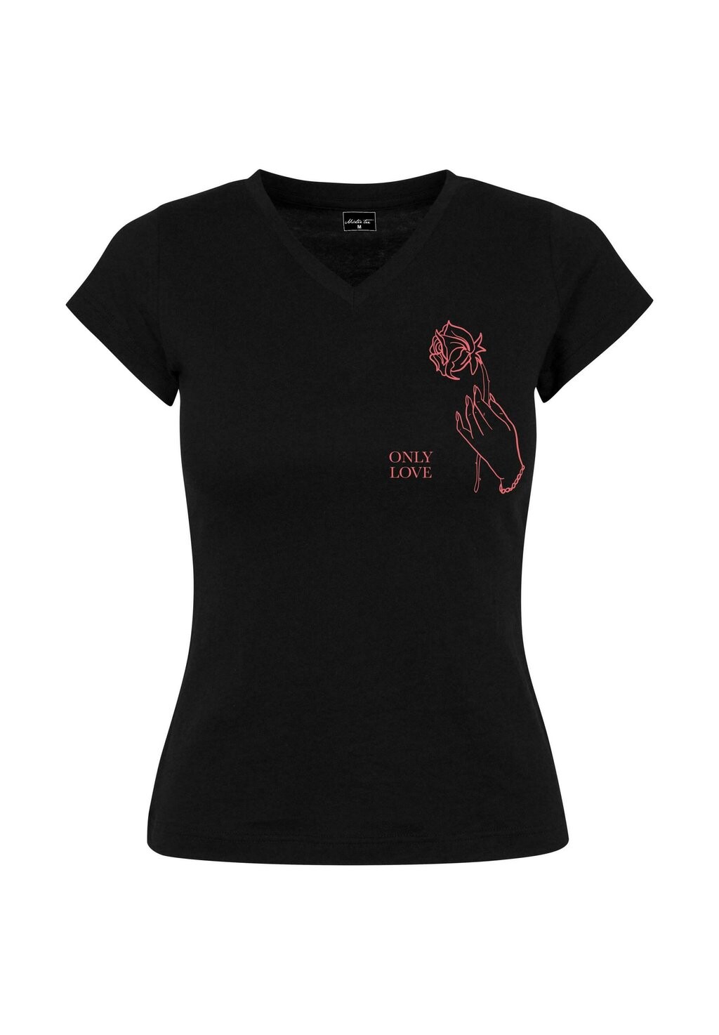 

Футболка с принтом ONLY LOVE Mister Tee, черный