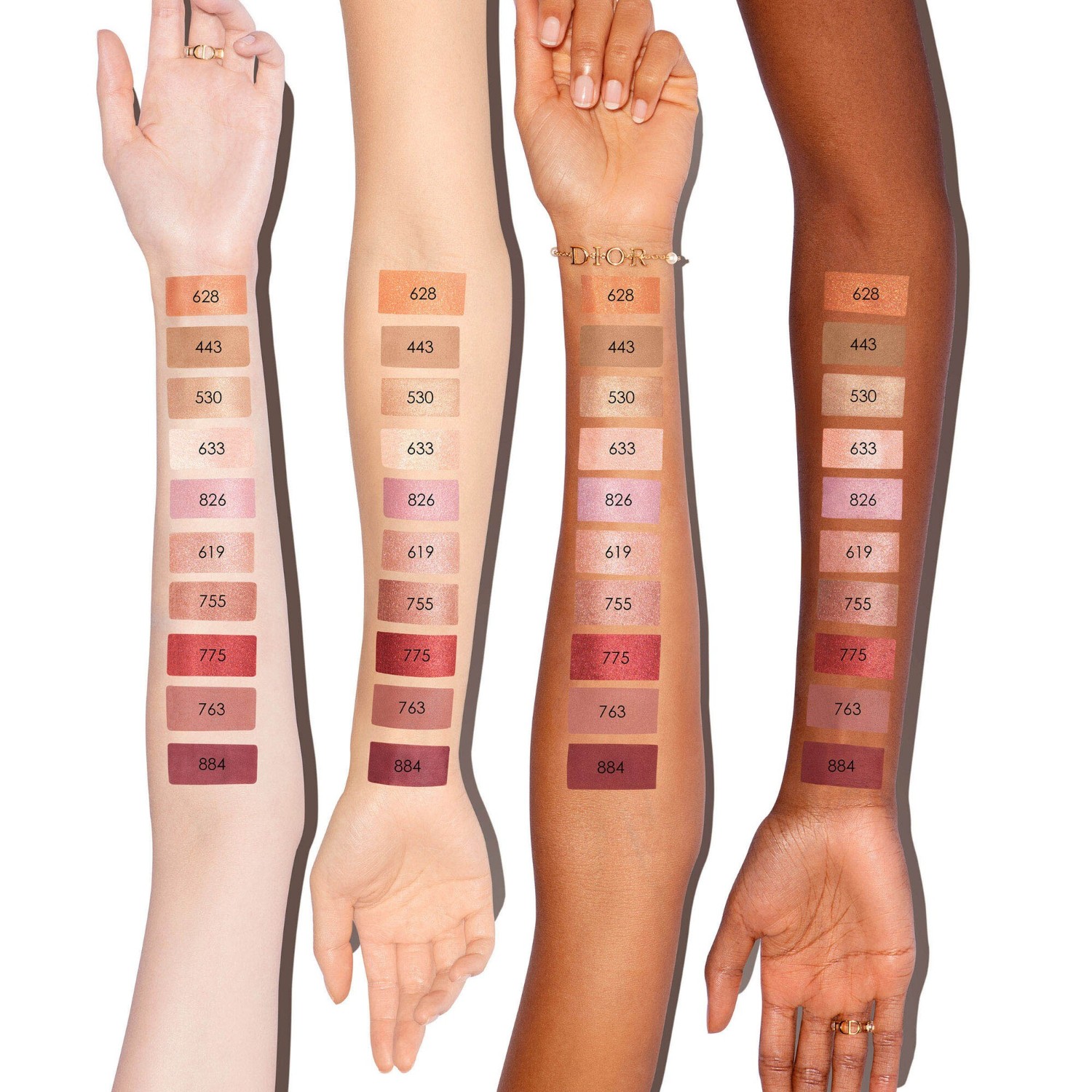 Тени для век diorshow mono couleur lidschatten Dior, 755 rose tulle, вес 2 гр. — фото 3
