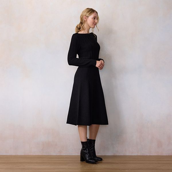 

Платье-свитер миди с лодочкой Petite Lc Lauren Conrad