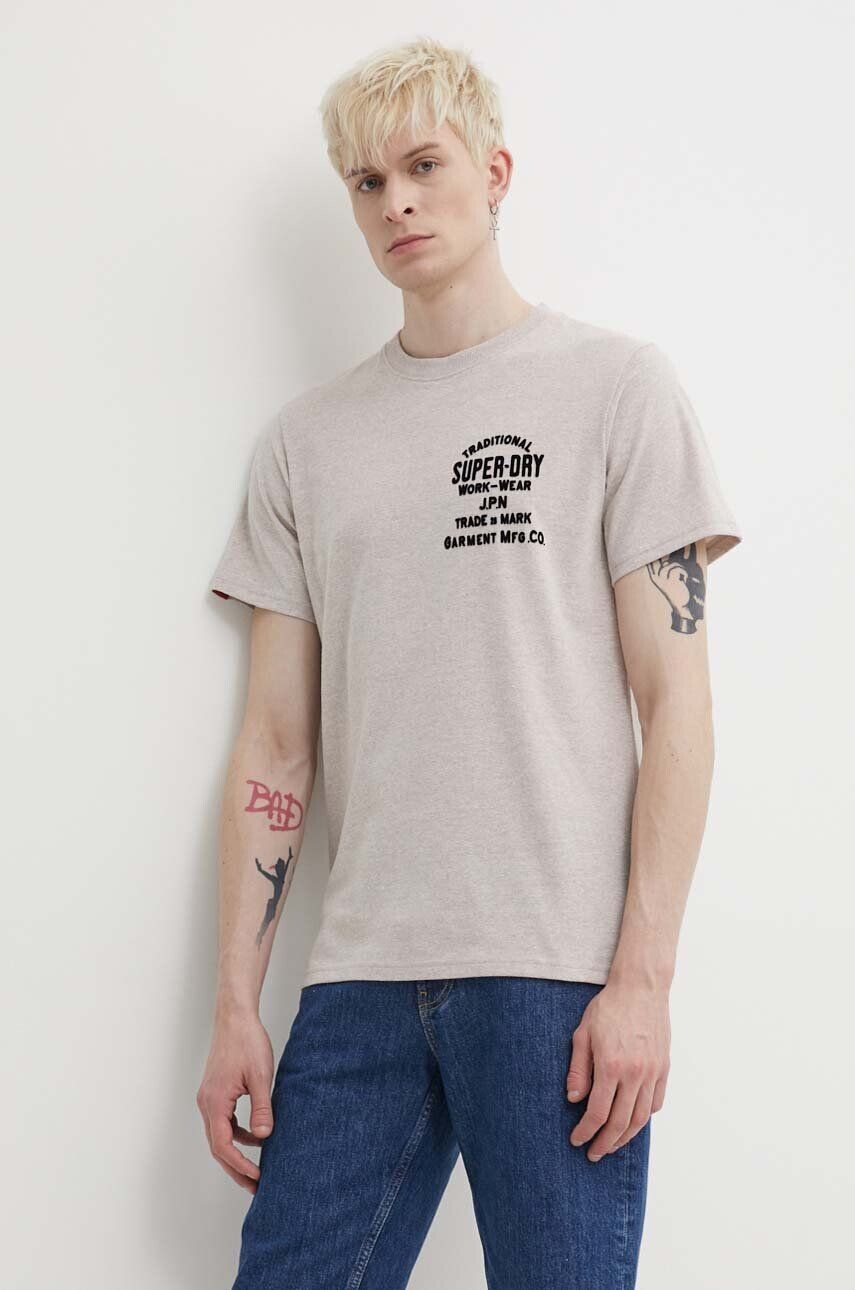 

Футболка Superdry, бежевый