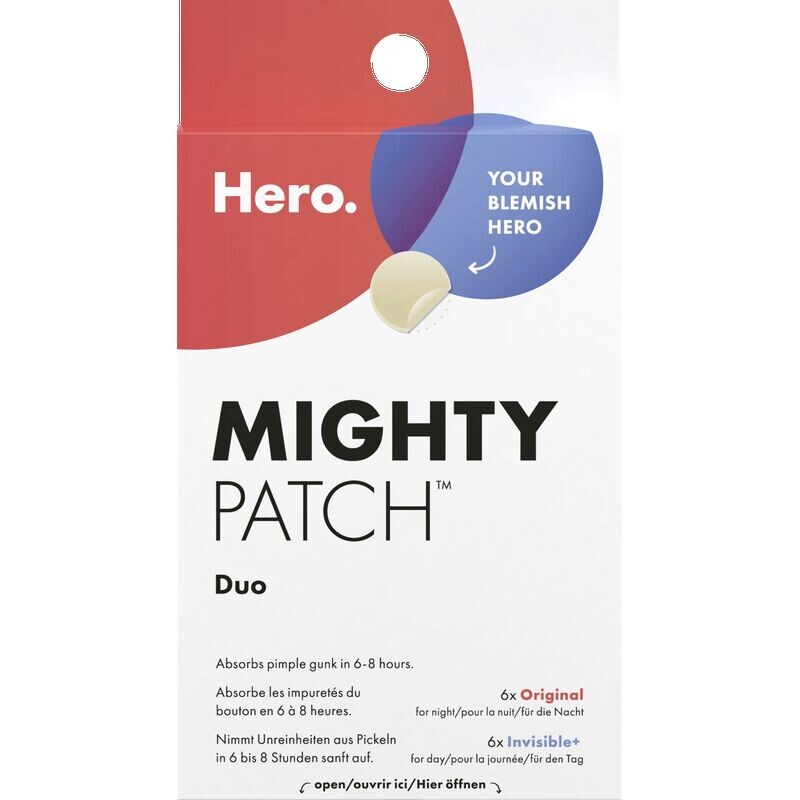 

Mighty Patches Duo патчи от прыщей Hero., 12 шт.